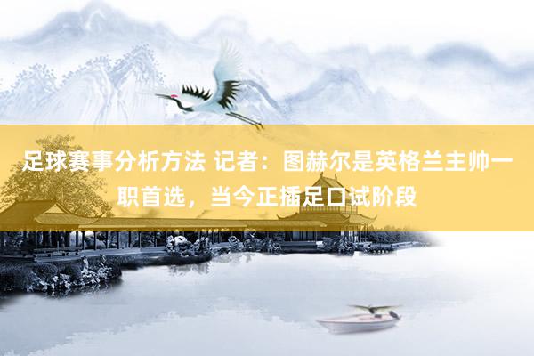 足球赛事分析方法 记者：图赫尔是英格兰主帅一职首选，当今正插足口试阶段