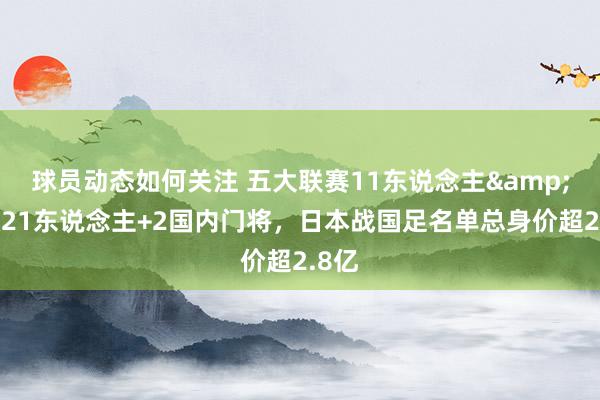 球员动态如何关注 五大联赛11东说念主&旅欧21东说念主+2国内门将，日本战国足名单总身价超2.8亿