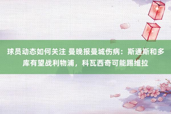 球员动态如何关注 曼晚报曼城伤病：斯通斯和多库有望战利物浦，科瓦西奇可能踢维拉